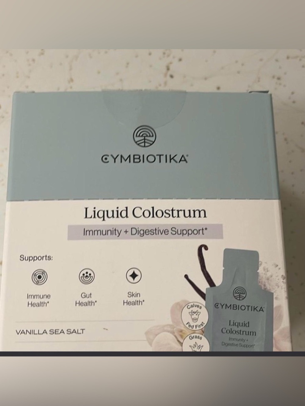 Cymbiotika Liquid Colostrum - Vanilla Sea Salt